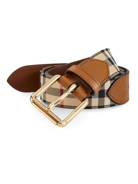 cinturino burberry|Men's Designer Belts .